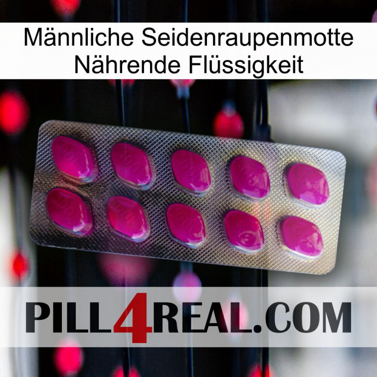Männliche Seidenraupenmotte Nährende Flüssigkeit 09